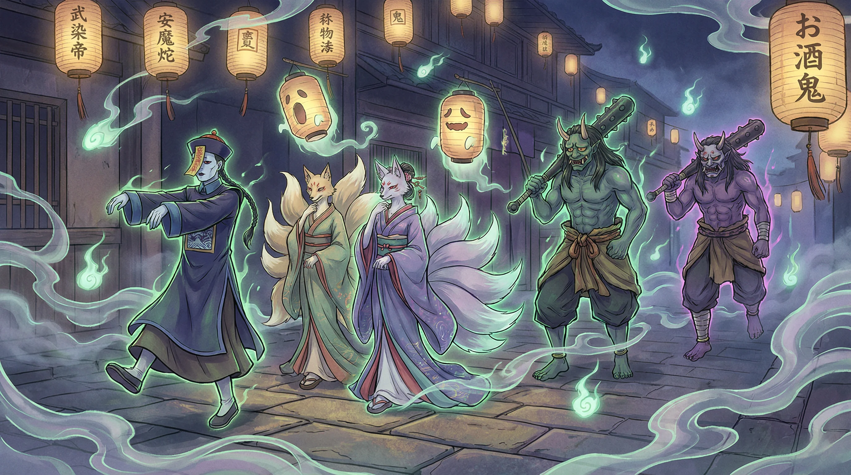 百鬼夜行 - 九色 中日鬼怪动漫